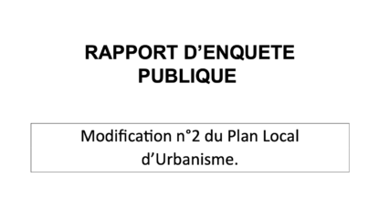 Modification n°2 du Plan Local d’Urbanisme (PLU)