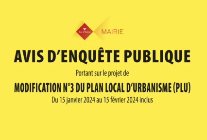 Modification n°3 du Plan Local d’Urbanisme (PLU)