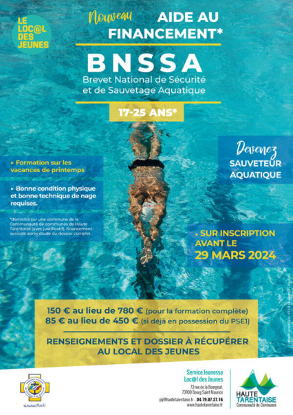 Aide au financement du BNSSA pour les jeunes de 17 à 25 ans