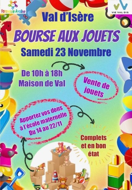 Bourse aux jouets – samedi 23 novembre !