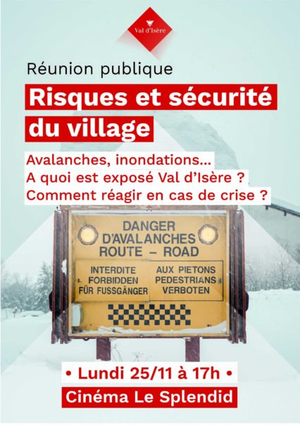 Réunion publique sur les risques et la sécurité du village !