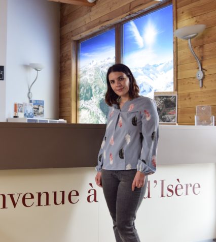 Cécile, le sourire de l’accueil à la mairie !